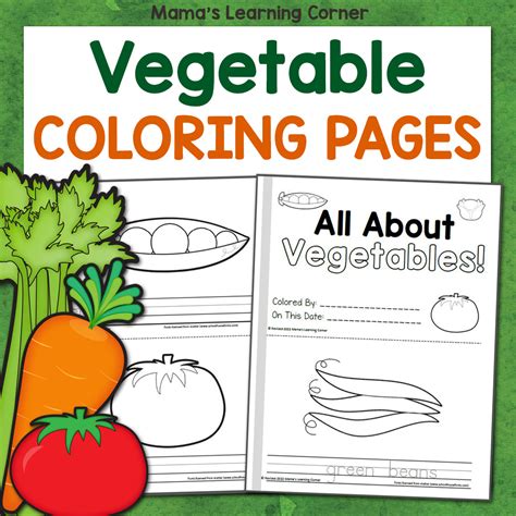 vegetable coloring pages   teachers