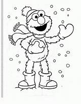 Elmo Coloring Pages Cookie Monster Popular sketch template