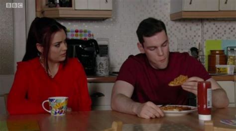 eastenders viewers utterly disgusted by how tj eats his