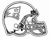 Football Helmet Coloring Pages College Printable Getcolorings Color sketch template