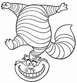 Cheshire Cat Coloring Alice Wonderland Pages Drawing Smile Disney Colouring Gif Google Characters Tattoo Sheets Clip Cartoon Clipart Drawings Scarry sketch template