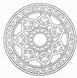 Coloring Mandala Pages Printable Adult Adults Popular sketch template