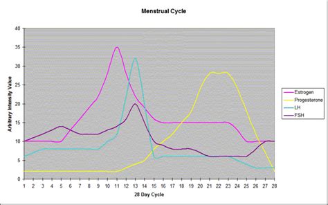 Graph Of Menstrual Cycle Be Board