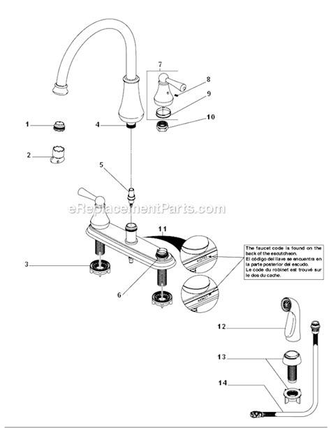 delta faucet lf parts list  diagram ereplacementpartscom