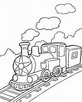 Tren Locomotora Pintar sketch template