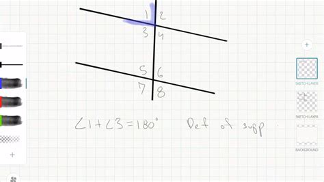 side exterior angles youtube