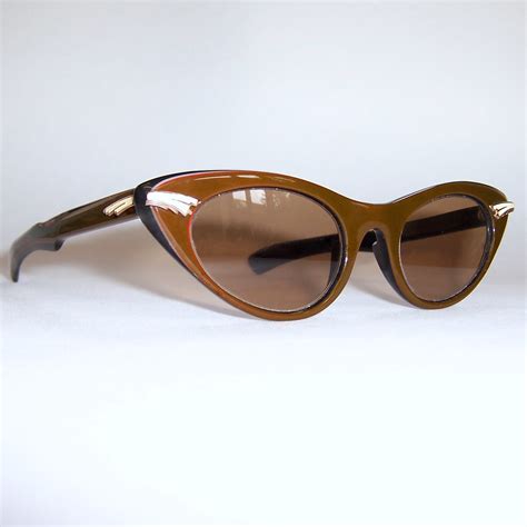 1950 60s cats eye sunglasses with original glass lenses dead men s spex