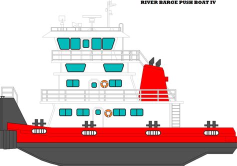 river barge push boat iv  mcspyder  deviantart