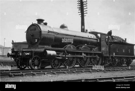 caledonian railway lms built    steam locomotive  class   stock photo alamy