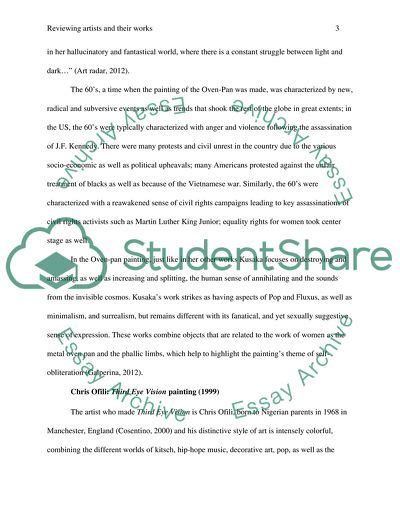 research paper  pages  artist essay  topics