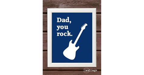 dad rocks printable poster fathers day printables popsugar moms