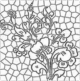 Glass Stained Coloring Pages Adults Getcolorings Luxury sketch template