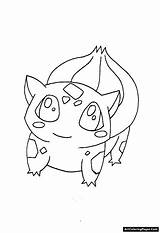 Coloring Bulbasaur Pokemon Pages sketch template