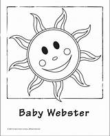 Baby Einstein Coloring Webster Imgarcade sketch template