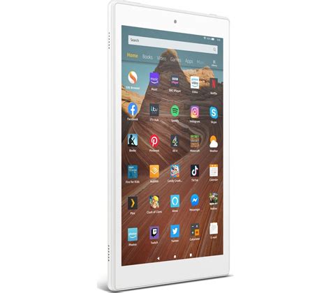 amazon fire hd  tablet   gb white fast delivery currysie