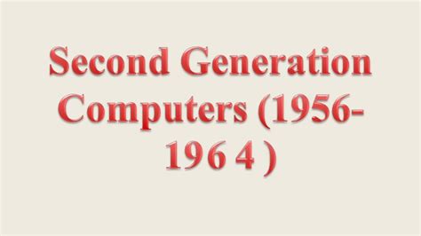 generation computers youtube