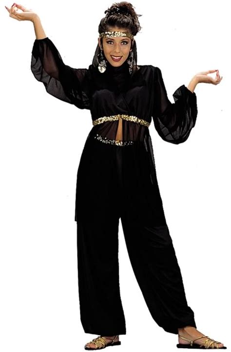 Adult Black Harem Dancer Costume Belly Dancer Costumes