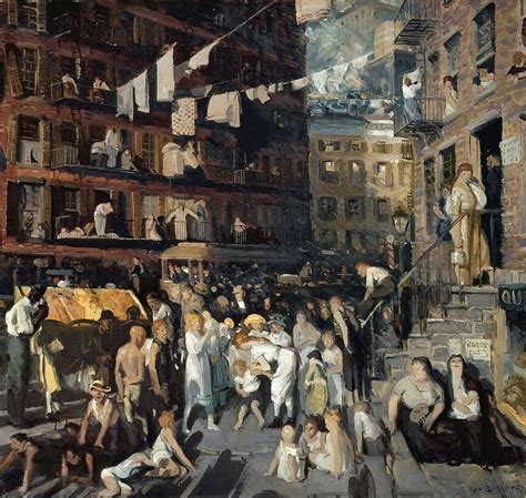 george bellows    cliff dwellers  american