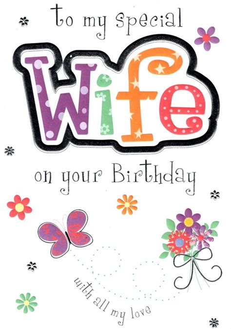 birthday cards wife printable customize  print