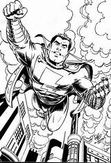 Shazam History Visit Marvel Captain sketch template