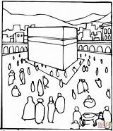 Coloring Mekkah Pilgrimage Pages Hari Raya Selamat Adha Aidil 2009 Kl Babe City sketch template