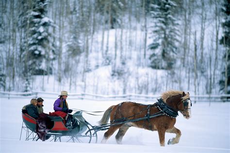 romantic sleigh ride  utah