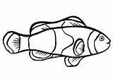 Fish Colouring Printable Coloring Printables Clip Pages Clipart Designs Real sketch template