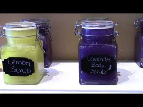 balsam spa products showcase lemon body scrubs spa therapy beauty spa