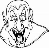 Imprimer Coloriage Dracula Peur Coloriages Dessin Damon Jecolorie Tete Danieguto sketch template