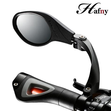 hafny unbreakable rotatable bike rearview mirror safety flexible side bicycle mirrors mtb road