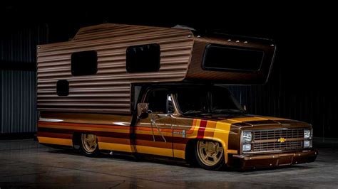 retro licious custom  chevy  camper build   sale