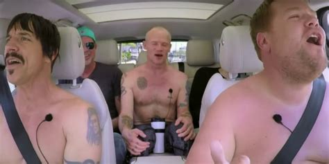 The Red Hot Chili Peppers Stripped Down During Carpool Karaoke With