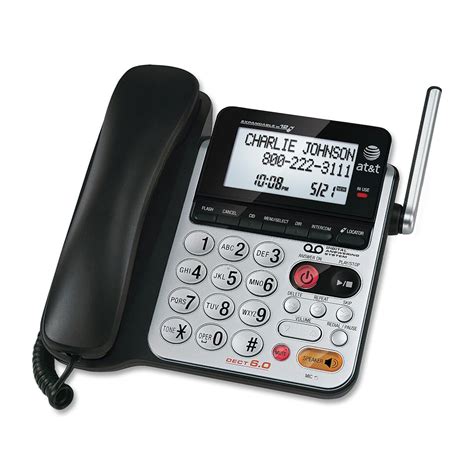 att cl cordedcordless phone  answering system walmartcom
