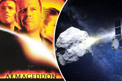 just like armageddon nasa and esa to smash asteroid off course daily star