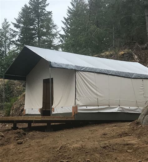 canvas platform tents mattress replacement camp homewood