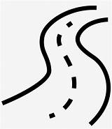 Carretera Clipart Recta Outline Curved Vhv Trail Pngkit Roads sketch template