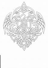 Celtic Tattoo Outline Designs Pages Viking Deviantart Coloring Knot Norse Stag Tree Symbols Drawings Colouring Life Patterns Crafts Embroidery Knots sketch template