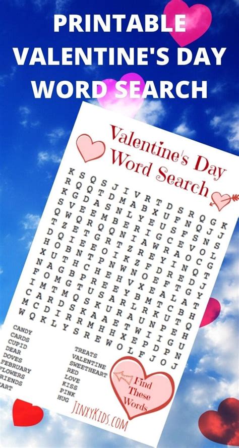 printable valentines day word search puzzle jinxy kids