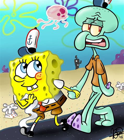 Spongebob And Squidward Chapter 1 I Love Him Wattpad
