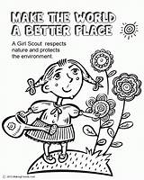 Scout Coloring Pages Daisy Scouts Better Place Brownie Law Petal Brownies Activities Printable Makingfriends Leader Rosie Color Daisies Girls Petals sketch template