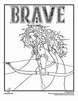 Brave Coloring Pages Disney Book Merida Colouring Printable Pixar Sheets sketch template