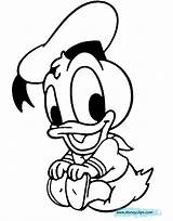 Baby Coloring Disney Pages Pluto Characters Babies Donald Cute Drawing Printable Disneyclips Book Down Cartoon Mickey Mouse Daisy Drawings Goofy sketch template