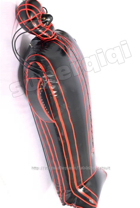 new latex rubber 45mm inflatable sleep sack sleeping bag bodybag