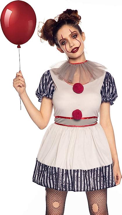 wonderland women s creepy clown adult sized costumes multi m eur 40
