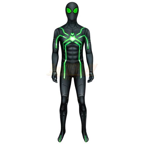 Spider Man Big Time Suit Spider Man Stealth Suit Ps4 Edition Hq Printed