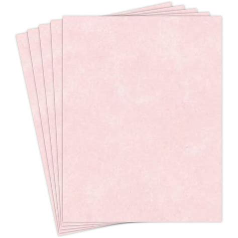 large size pink parchment paper lb card stock    inches  sheets walmartcom