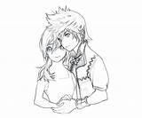 Anime Coloring Pages Couple Cute Getcolorings Couples Printable Color sketch template