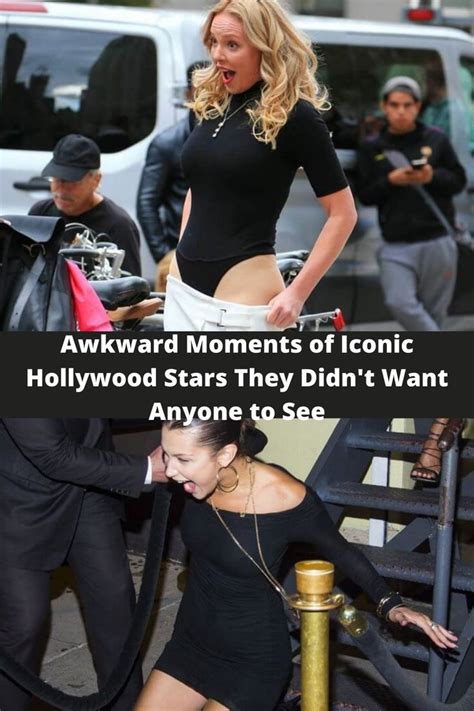 awkward moments of iconic hollywood stars they didn t want anyone to
