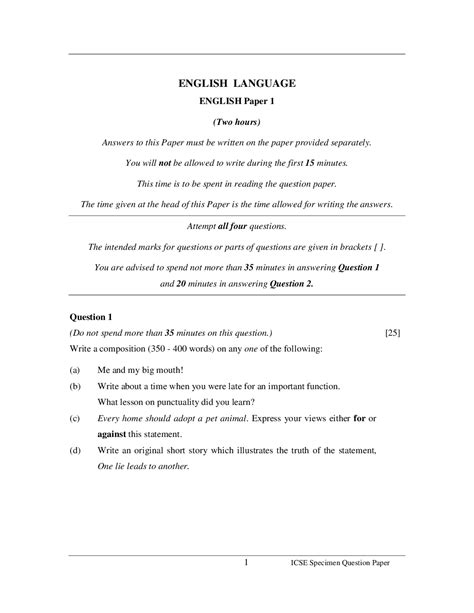 Download Icse Sample Question Papers For Class 10 English Pdf Online 2022