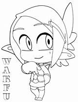 Wakfu Coloring Smiling Pages Categories sketch template